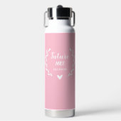 Bouteille D'eau Personalized Pink Water Bottle, Custom Mrs. Design (Salle de sport)