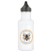 Bouteille D'eau Personalized Queen Bee Floral (Droite)