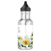 Bouteille D'eau Personalized Sunflower Flower Teacher Appreciation (Droite)