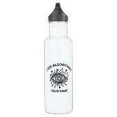 Bouteille D'eau Personalized Tech Water Bottle with Custom Text (Droite)