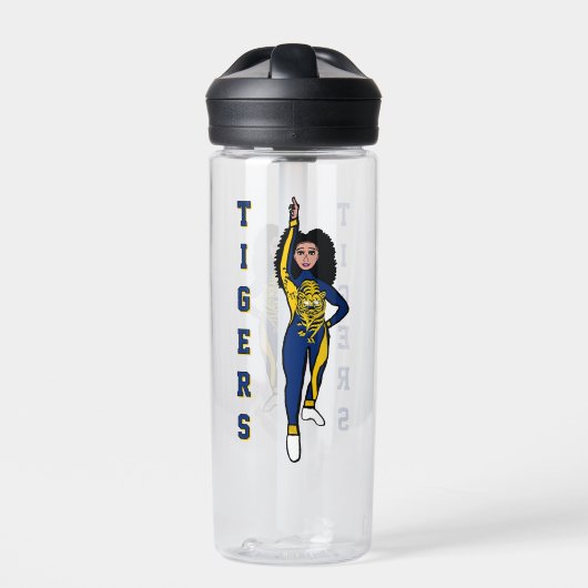 Bouteille D'eau Personalized Water Bottle Gold Tiger 2 (Extérieur)