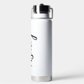 Bouteille D'eau Personalized Water Bottle with Straw – Custom Name (Arrière)