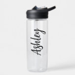 Bouteille D'eau Personalized Water Bottle with Straw – Custom Name<br><div class="desc">Personalized Water Bottle with Straw – Custom Name – Gift for School,  Camp,  Daycare</div>