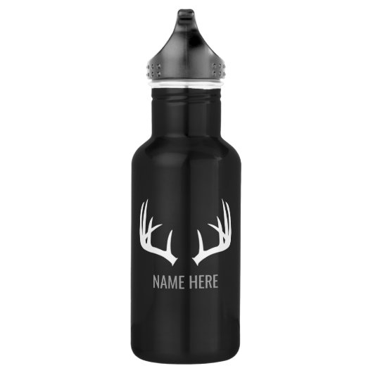 Bouteille d'eau personnalisable de chasse de cerfs (Droite)