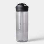Bouteille D'eau Personnalisable Personnalisé Monogramme Zaddy Came<br><div class="desc">Bouteille D'Eau Personnalisée. Monogramme. Camelback. Zaddy.</div>