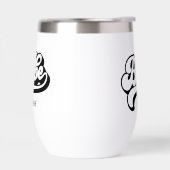 Bouteille d'eau personnalisable pour la mariée et  (Gauche)