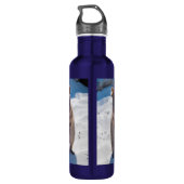 Bouteille D'eau Personnalisable Quokka Beach Animal Blue (Dos)