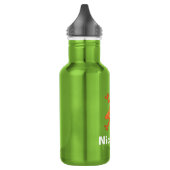 Bouteille D'eau Personnalisation de la grenouille orange (Gauche)