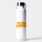 Bouteille D'eau Personnalisation Iam leader pas bogues (Avant)