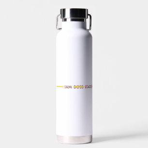 Bouteille D'eau Personnalisation Iam leader pas bogues