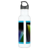 BOUTEILLE D'EAU PERSONNALISÉ ABSTRAIT COLORÉ (Dos)