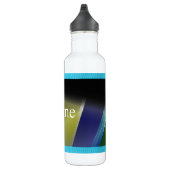BOUTEILLE D'EAU PERSONNALISÉ ABSTRAIT COLORÉ (Droite)