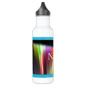 BOUTEILLE D'EAU PERSONNALISÉ ABSTRAIT COLORÉ (Gauche)