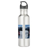 Bouteille D'eau Personnalisé Ajouter Trois Photos (Dos)