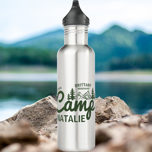 Bouteille D'eau Personnalisé Camp Bach Bachelorette Party Custom