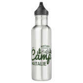 Bouteille D'eau Personnalisé Camp Bach Bachelorette Party Custom (Droite)