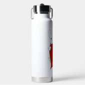 Bouteille D'eau Personnalisé Cute Frenchie Chien Coeur Rouge (Salle de sport)