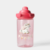 Bouteille D'eau Personnalisé Cute Rose Kids Unicorn (Salle de sport)