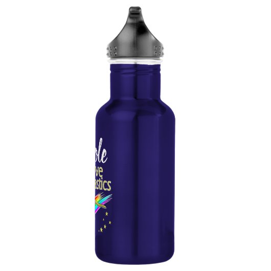 BOUTEILLE D'EAU PERSONNALISÉ J'AIME GYMNASTICS DESIGN (Droite)