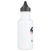 Bouteille D'eau Personnalisé mignon yeux bleus anime (Gauche)