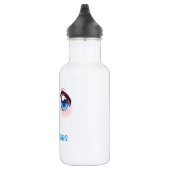 Bouteille D'eau Personnalisé mignon yeux bleus anime (Droite)