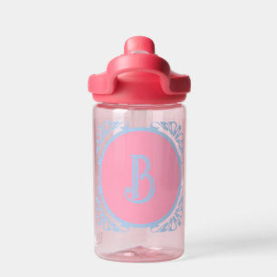 Bouteille D'eau Personnalisé rose et bleu