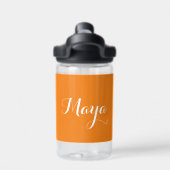 Bouteille D'eau Personnalisé Simple Org Monogramme Nom de l'école  (Salle de sport)