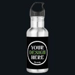 Bouteille D'eau personnalisé, unique, élégant et minimaliste<br><div class="desc">Ce design est accessible à tous. N'hésitez pas à customiser le logo,  les images,  le texte et les couleurs selon vos préférences. Merci beaucoup.</div>