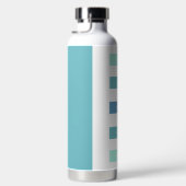 Bouteille D'eau Personnalisé Vert Bleu Pause Inhale Exhale Respira (Droite)