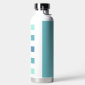 Bouteille D'eau Personnalisé Vert Bleu Pause Inhale Exhale Respira (Droite)