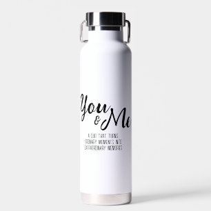 Bouteille D'eau Personnalisé vous & moi