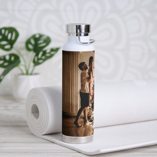 Bouteille d'eau personnalisée (Yoga (pivoté))