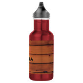 Bouteille d'eau personnalisée (18 oz) Rouge avec B (Droite)