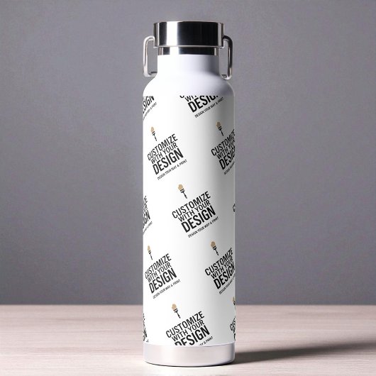 Bouteille d'eau personnalisée à l'image de l'entre