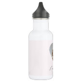 Bouteille d'eau personnalisée avec nom et photo (Gauche)