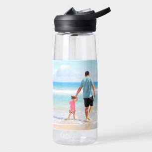 Bouteille d'eau personnalisée avec photo