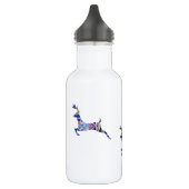 Bouteille d'eau personnalisée Blue Deer (532 ml),  (Gauche)