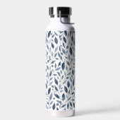 Bouteille d'eau personnalisée Blue Leaf (Gauche)