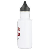 Bouteille d'eau personnalisée de 18 oz avec logo d (Droite)