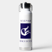 Bouteille d'eau personnalisée de la maison de sirè (Salle de sport)