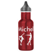 Bouteille d'eau personnalisée de patinage (Gauche)