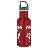 Bouteille d'eau personnalisée de patinage (Dos)