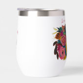 Bouteille d'eau personnalisée "Love Blooms" (Droite)