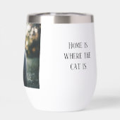 Bouteille d'eau personnalisée - Nom ou conception  (Arrière)