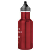 Bouteille d'eau personnalisée par coutume d'acier (Droite)