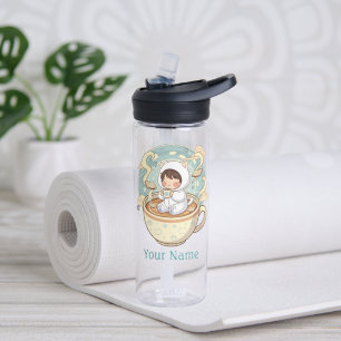 Bouteille d'eau personnalisée pour étudiant chat d