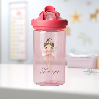Bouteille d'eau personnalisée pour filles avec une