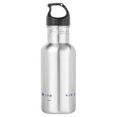 Bouteille d'eau personnalisée pour le témoin - HAM (Dos)