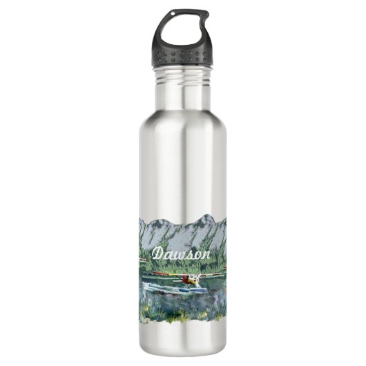 Bouteille d'eau personnalisée pour pilote (Devant)