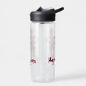 Bouteille d'eau personnalisée Ruby Ruffle #1 (Gauche)